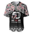 Kia Kaha Te Reo Maori Baseball Jersey 50 Years Mo Ake Tonu Te Reo - Aussie Hoodie