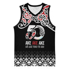 Kia Kaha Te Reo Maori Basketball Jersey 50 Years Mo Ake Tonu Te Reo - Aussie Hoodie