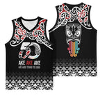 Kia Kaha Te Reo Maori Basketball Jersey 50 Years Mo Ake Tonu Te Reo - Aussie Hoodie