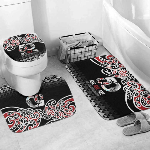 Kia Kaha Te Reo Maori Bathroom Set 50 Years Mo Ake Tonu Te Reo - Aussie Hoodie