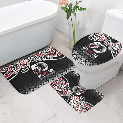 Kia Kaha Te Reo Maori Bathroom Set 50 Years Mo Ake Tonu Te Reo - Aussie Hoodie