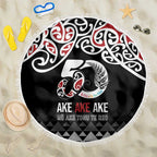 Kia Kaha Te Reo Maori Beach Blanket 50 Years Mo Ake Tonu Te Reo - Aussie Hoodie