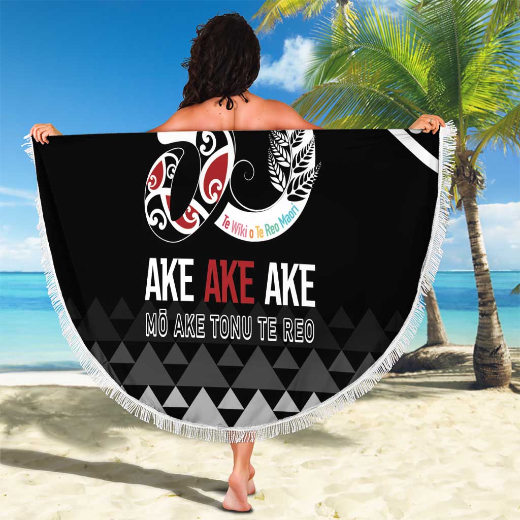 Kia Kaha Te Reo Maori Beach Blanket 50 Years Mo Ake Tonu Te Reo - Aussie Hoodie