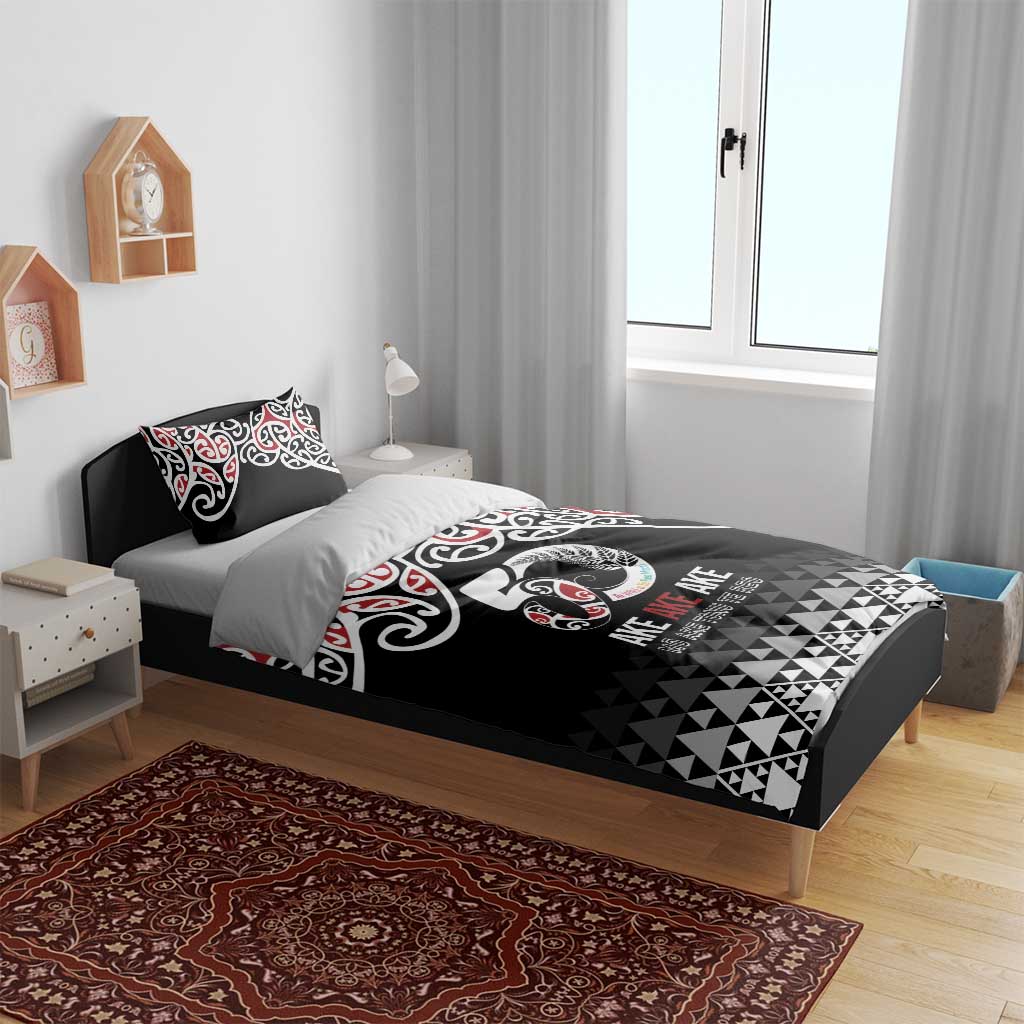Kia Kaha Te Reo Maori Bedding Set 50 Years Mo Ake Tonu Te Reo - Aussie Hoodie