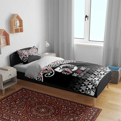 Kia Kaha Te Reo Maori Bedding Set 50 Years Mo Ake Tonu Te Reo - Aussie Hoodie