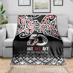 Kia Kaha Te Reo Maori Blanket 50 Years Mo Ake Tonu Te Reo - Aussie Hoodie