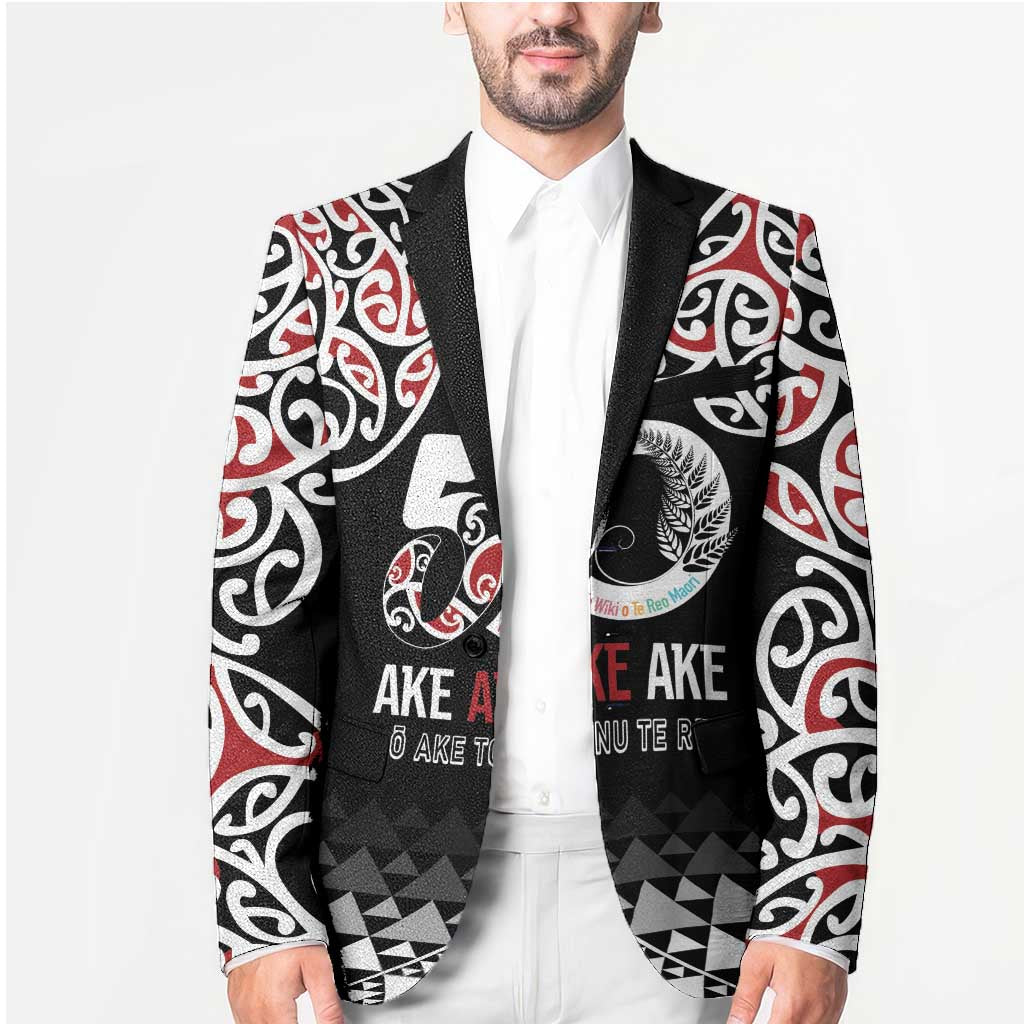 Kia Kaha Te Reo Maori Blazer 50 Years Mo Ake Tonu Te Reo - Aussie Hoodie