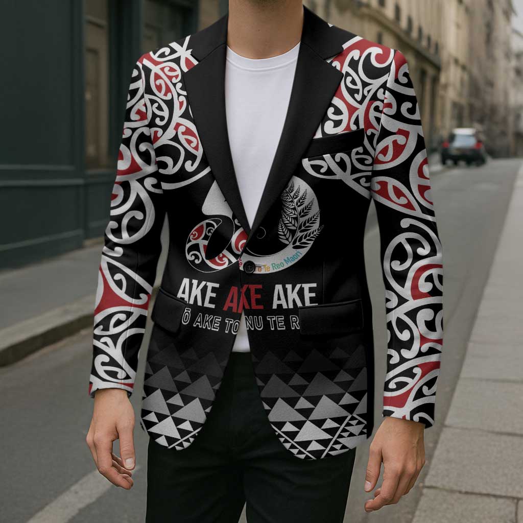 Kia Kaha Te Reo Maori Blazer 50 Years Mo Ake Tonu Te Reo - Aussie Hoodie