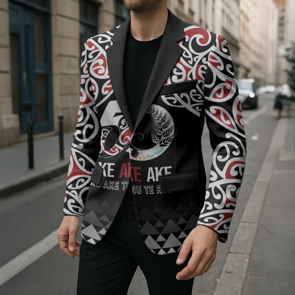 Kia Kaha Te Reo Maori Blazer 50 Years Mo Ake Tonu Te Reo - Aussie Hoodie