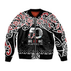 Kia Kaha Te Reo Maori Bomber Jacket 50 Years Mo Ake Tonu Te Reo - Aussie Hoodie