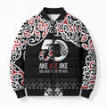 Kia Kaha Te Reo Maori Bomber Puffer Jacket 50 Years Mo Ake Tonu Te Reo - Aussie Hoodie