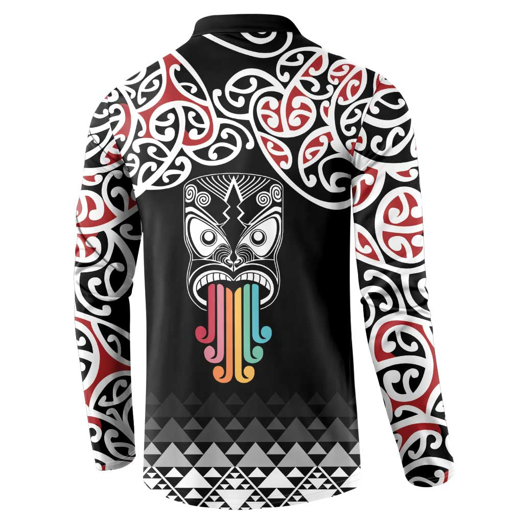 Kia Kaha Te Reo Maori Button Sweatshirt 50 Years Mo Ake Tonu Te Reo - Aussie Hoodie