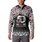 Kia Kaha Te Reo Maori Button Sweatshirt 50 Years Mo Ake Tonu Te Reo - Aussie Hoodie