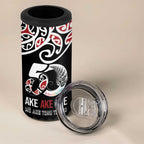 Kia Kaha Te Reo Maori 4 in 1 Can Cooler Tumbler 50 Years Mo Ake Tonu Te Reo - Aussie Hoodie