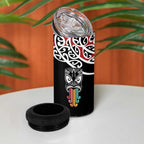 Kia Kaha Te Reo Maori 4 in 1 Can Cooler Tumbler 50 Years Mo Ake Tonu Te Reo - Aussie Hoodie