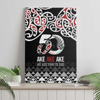 Kia Kaha Te Reo Maori Canvas Wall Art 50 Years Mo Ake Tonu Te Reo - Aussie Hoodie