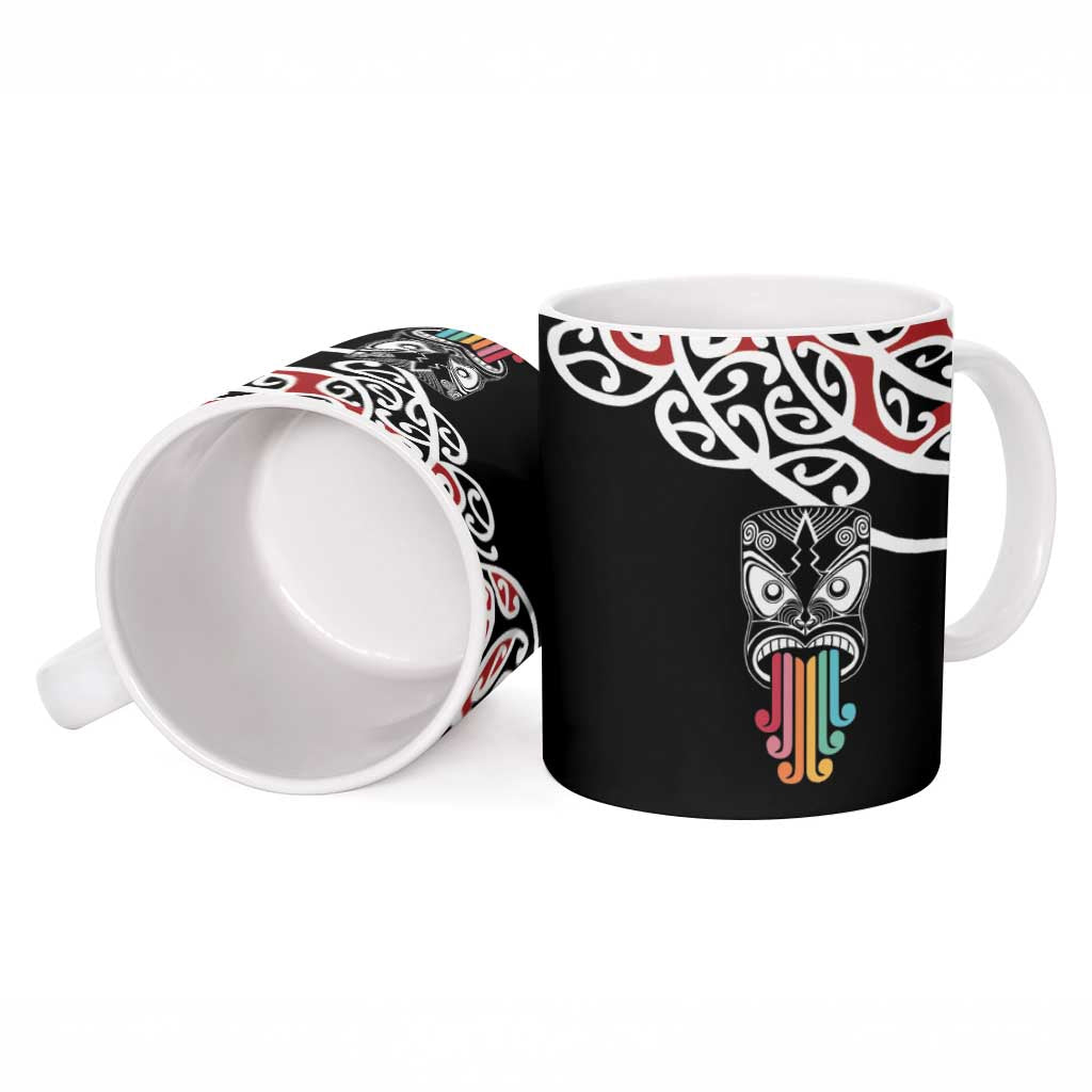 Kia Kaha Te Reo Maori Ceramic Mug 50 Years Mo Ake Tonu Te Reo - Aussie Hoodie