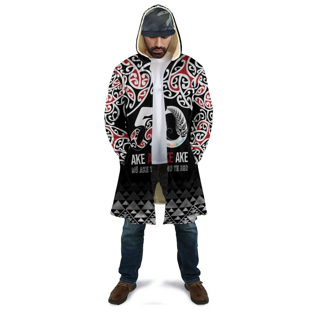 Kia Kaha Te Reo Maori Cloak 50 Years Mo Ake Tonu Te Reo - Aussie Hoodie