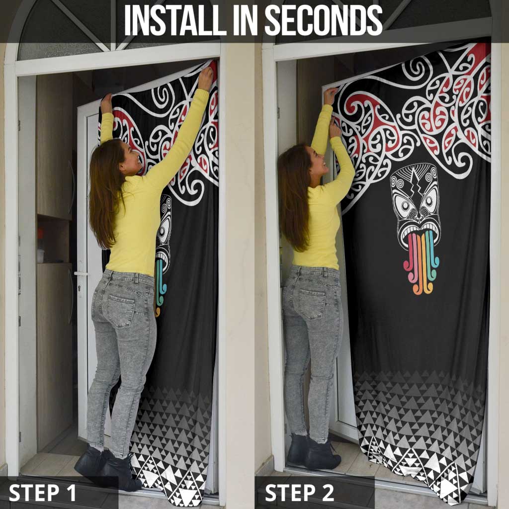 Kia Kaha Te Reo Maori Door Cover 50 Years Mo Ake Tonu Te Reo - Aussie Hoodie