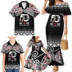 Kia Kaha Te Reo Maori Family Matching Mermaid Dress and Hawaiian Shirt 50 Years Mo Ake Tonu Te Reo - Aussie Hoodie