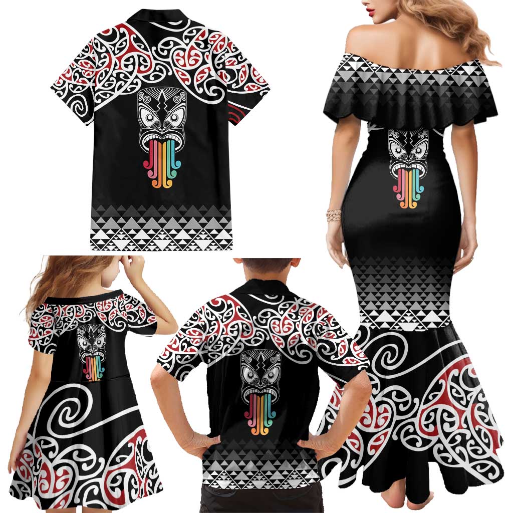 Kia Kaha Te Reo Maori Family Matching Mermaid Dress and Hawaiian Shirt 50 Years Mo Ake Tonu Te Reo - Aussie Hoodie