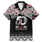 Kia Kaha Te Reo Maori Family Matching Mermaid Dress and Hawaiian Shirt 50 Years Mo Ake Tonu Te Reo - Aussie Hoodie