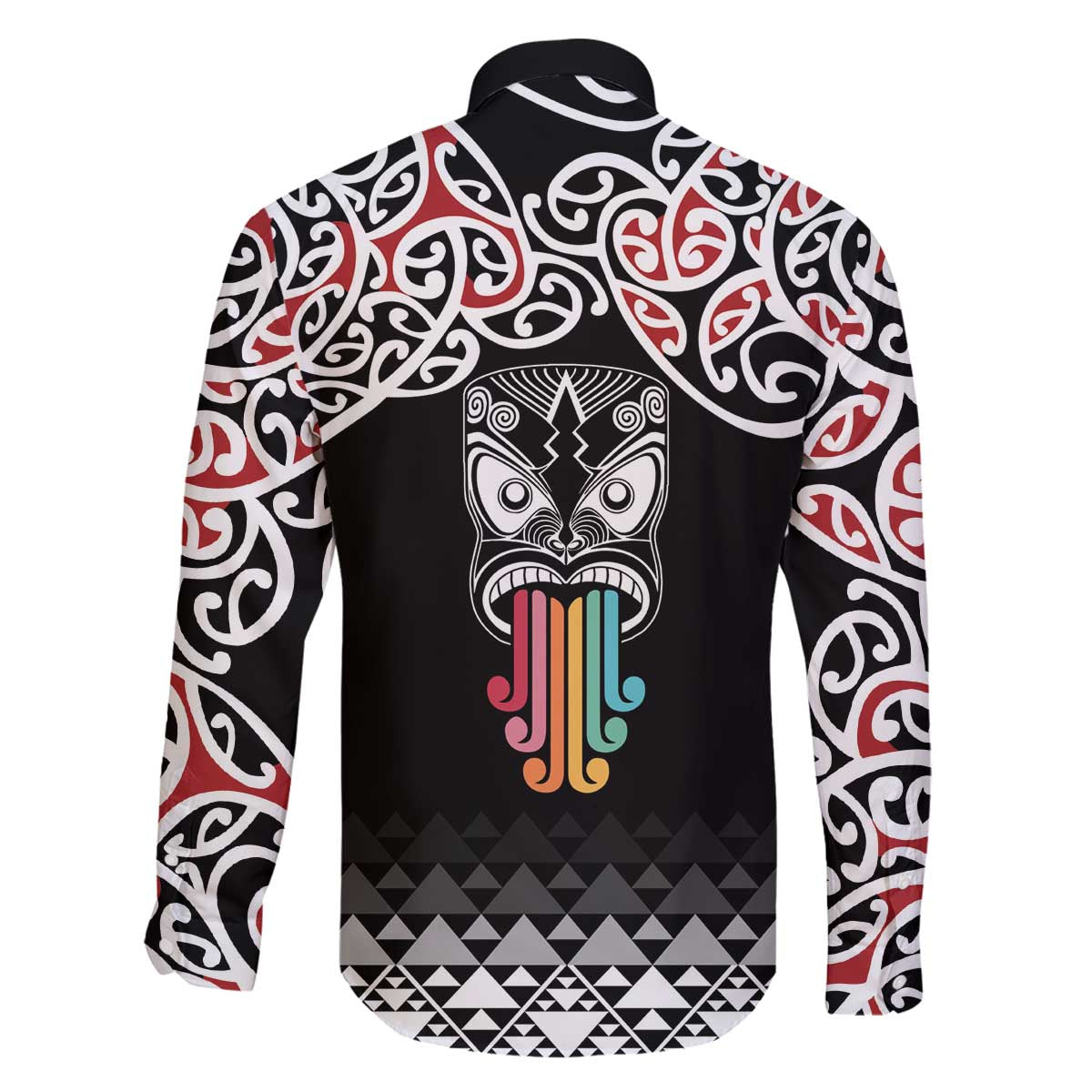 Kia Kaha Te Reo Maori Family Matching Off The Shoulder Long Sleeve Dress and Hawaiian Shirt 50 Years Mo Ake Tonu Te Reo - Aussie Hoodie