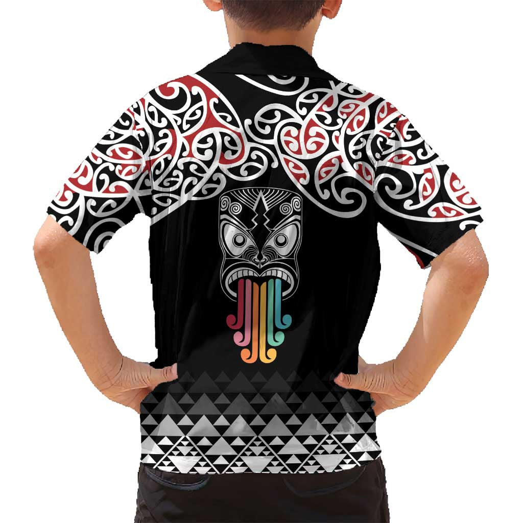 Kia Kaha Te Reo Maori Family Matching Off Shoulder Maxi Dress and Hawaiian Shirt 50 Years Mo Ake Tonu Te Reo - Aussie Hoodie