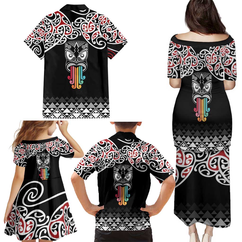 Kia Kaha Te Reo Maori Family Matching Puletasi and Hawaiian Shirt 50 Years Mo Ake Tonu Te Reo - Aussie Hoodie