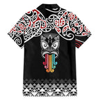 Kia Kaha Te Reo Maori Family Matching Short Sleeve Bodycon Dress and Hawaiian Shirt 50 Years Mo Ake Tonu Te Reo - Aussie Hoodie