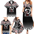 Kia Kaha Te Reo Maori Family Matching Summer Maxi Dress and Hawaiian Shirt 50 Years Mo Ake Tonu Te Reo - Aussie Hoodie
