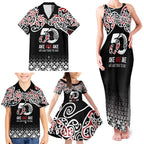 Kia Kaha Te Reo Maori Family Matching Tank Maxi Dress and Hawaiian Shirt 50 Years Mo Ake Tonu Te Reo - Aussie Hoodie