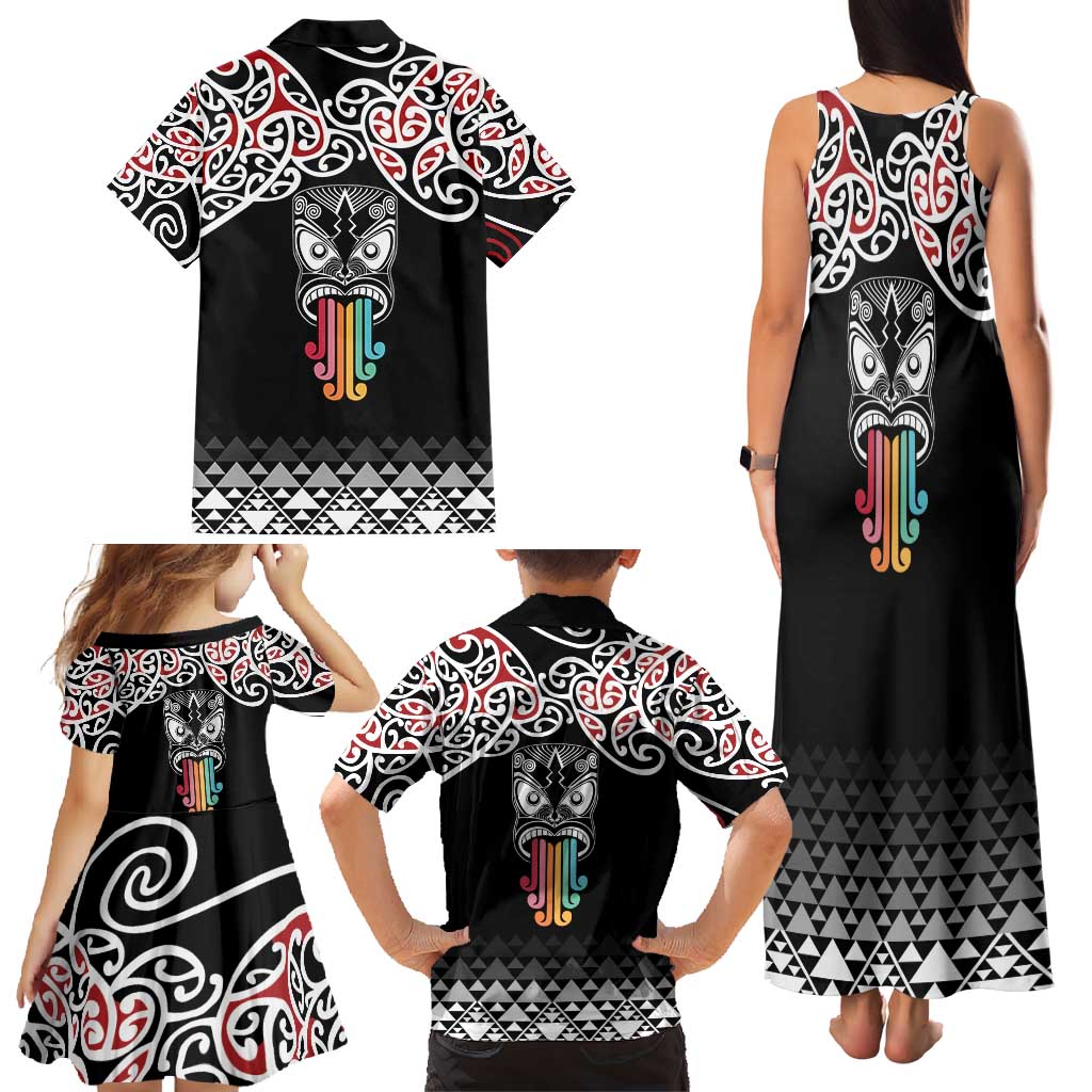 Kia Kaha Te Reo Maori Family Matching Tank Maxi Dress and Hawaiian Shirt 50 Years Mo Ake Tonu Te Reo - Aussie Hoodie
