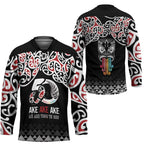 Kia Kaha Te Reo Maori Hockey Jersey 50 Years Mo Ake Tonu Te Reo - Aussie Hoodie