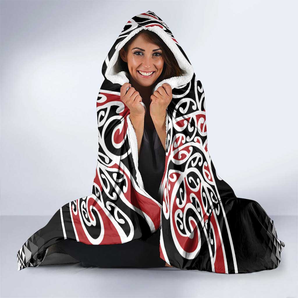 Kia Kaha Te Reo Maori Hooded Blanket 50 Years Mo Ake Tonu Te Reo - Aussie Hoodie