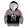 Kia Kaha Te Reo Maori Kid Hoodie 50 Years Mo Ake Tonu Te Reo - Aussie Hoodie