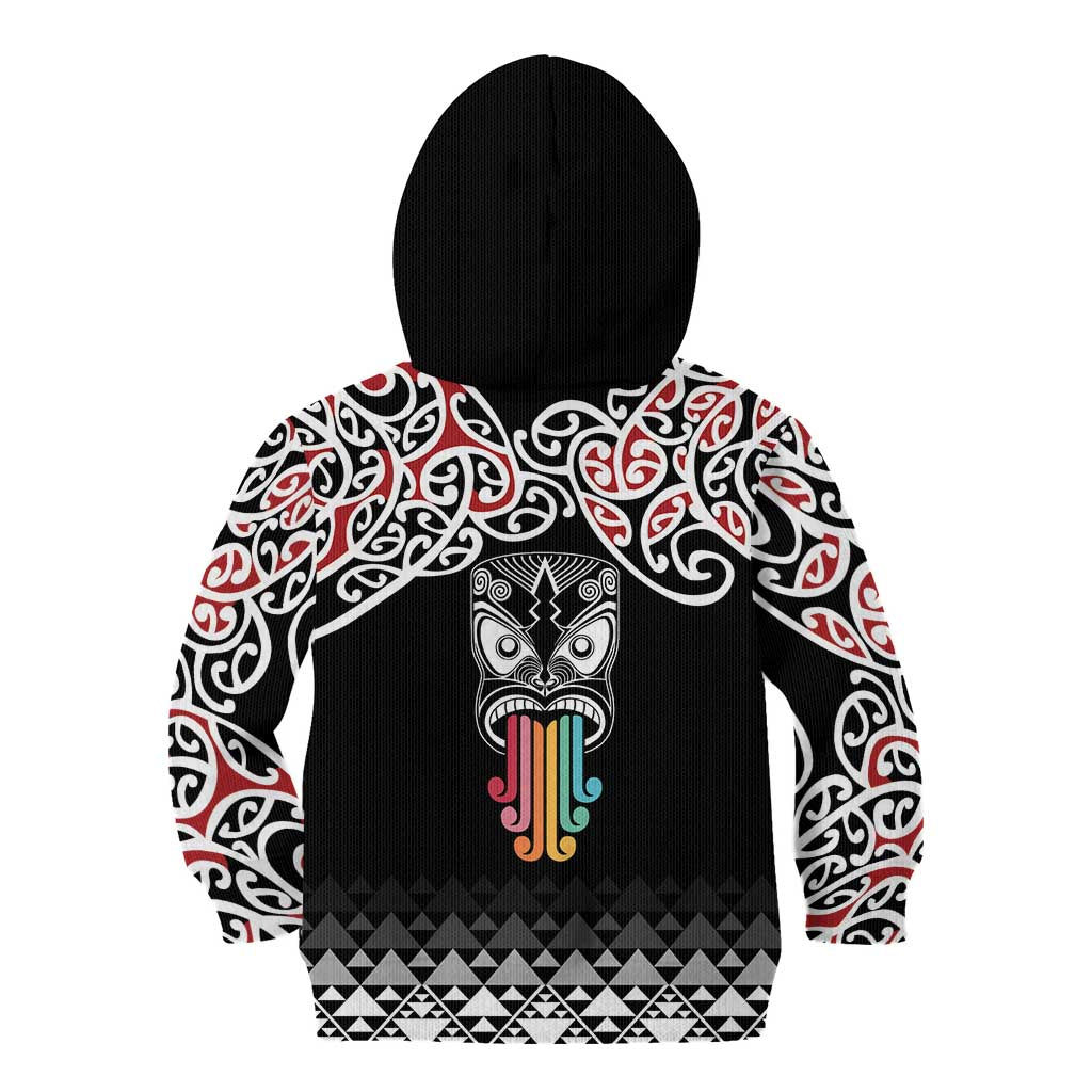 Kia Kaha Te Reo Maori Kid Hoodie 50 Years Mo Ake Tonu Te Reo - Aussie Hoodie