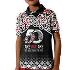 Kia Kaha Te Reo Maori Kid Polo Shirt 50 Years Mo Ake Tonu Te Reo - Aussie Hoodie