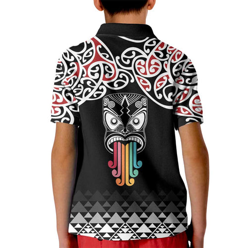 Kia Kaha Te Reo Maori Kid Polo Shirt 50 Years Mo Ake Tonu Te Reo - Aussie Hoodie