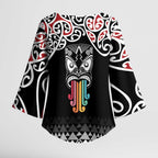 Kia Kaha Te Reo Maori Kimono Sleeve Blouse 50 Years Mo Ake Tonu Te Reo - Aussie Hoodie