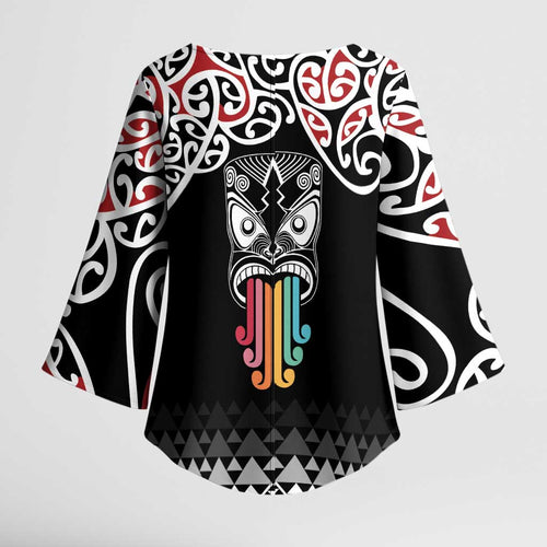 Kia Kaha Te Reo Maori Kimono Sleeve Blouse 50 Years Mo Ake Tonu Te Reo - Aussie Hoodie