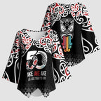Kia Kaha Te Reo Maori Kimono Sleeve Blouse 50 Years Mo Ake Tonu Te Reo - Aussie Hoodie