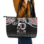 Kia Kaha Te Reo Maori Leather Tote Bag 50 Years Mo Ake Tonu Te Reo - Aussie Hoodie