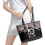 Kia Kaha Te Reo Maori Leather Tote Bag 50 Years Mo Ake Tonu Te Reo - Aussie Hoodie