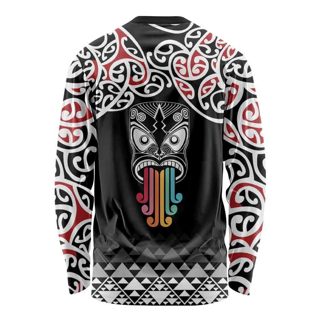 Kia Kaha Te Reo Maori Long Sleeve Shirt 50 Years Mo Ake Tonu Te Reo - Aussie Hoodie