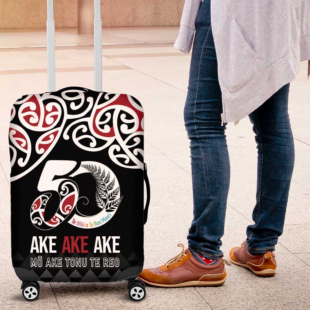 Kia Kaha Te Reo Maori Luggage Cover 50 Years Mo Ake Tonu Te Reo - Aussie Hoodie