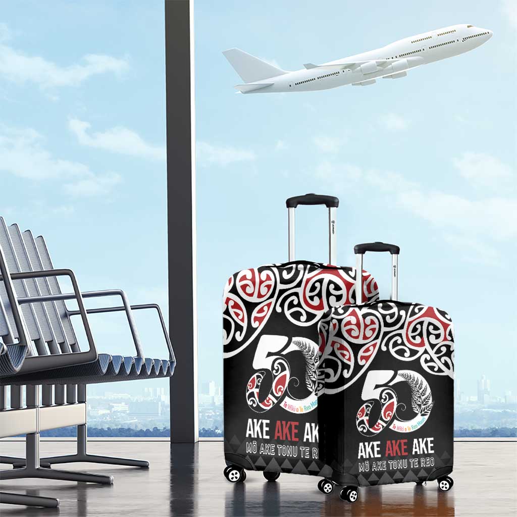 Kia Kaha Te Reo Maori Luggage Cover 50 Years Mo Ake Tonu Te Reo - Aussie Hoodie