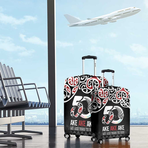 Kia Kaha Te Reo Maori Luggage Cover 50 Years Mo Ake Tonu Te Reo - Aussie Hoodie