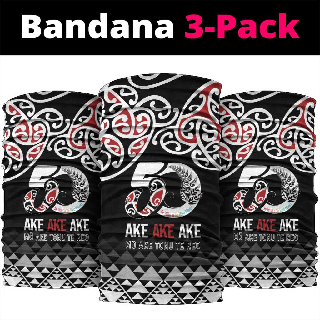 Kia Kaha Te Reo Maori Neck Gaiter 50 Years Mo Ake Tonu Te Reo - Aussie Hoodie
