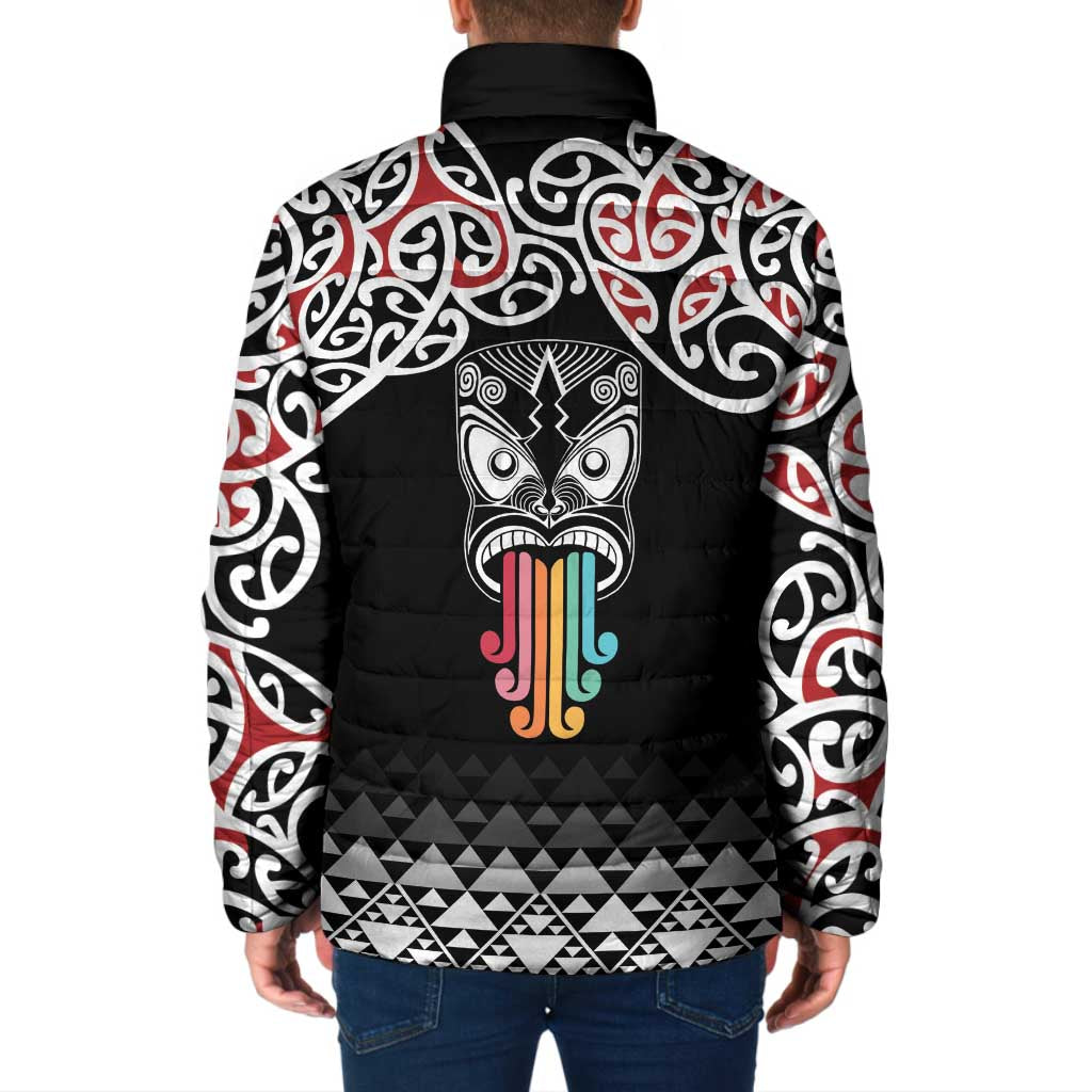 Kia Kaha Te Reo Maori Padded Jacket 50 Years Mo Ake Tonu Te Reo - Aussie Hoodie